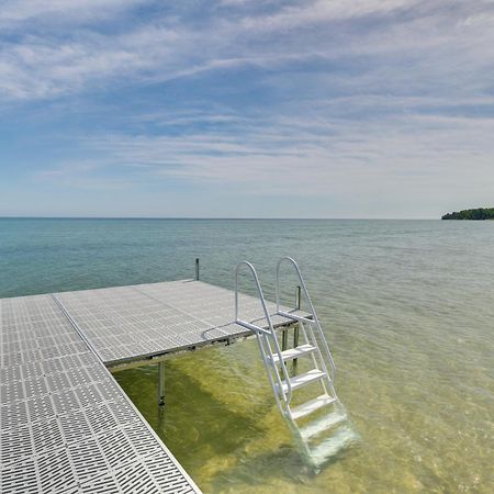 Waterfront Cheboygan Home With Fire Pit Eksteriør bilde